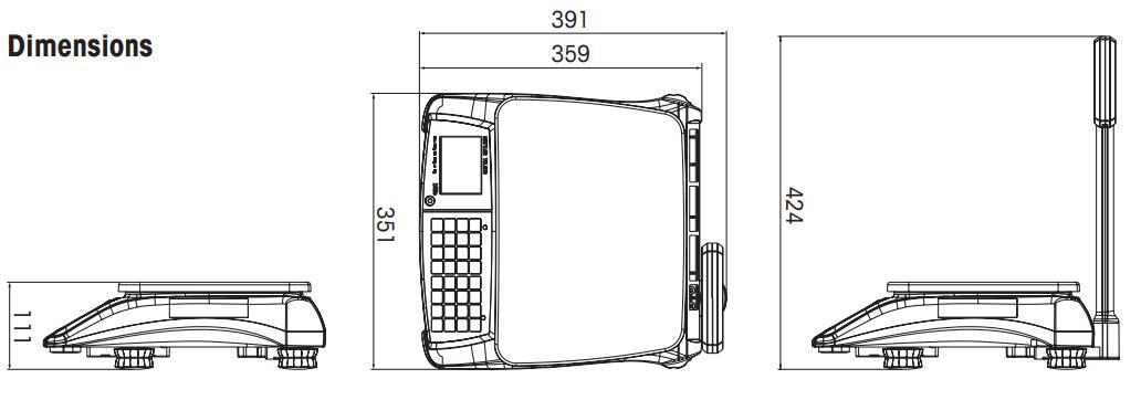 Cân tính tiền điện tử bRite Advanced