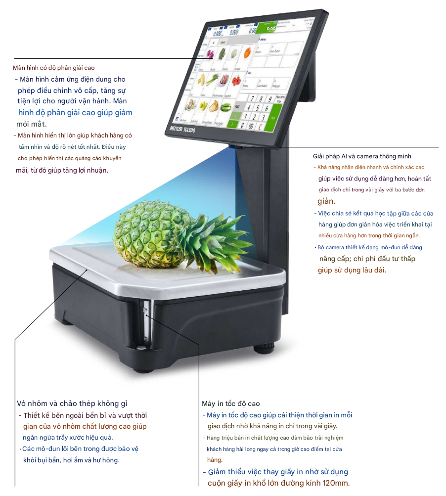 Cân Điện Tử Thông Minh FreshBase Plus AI 1