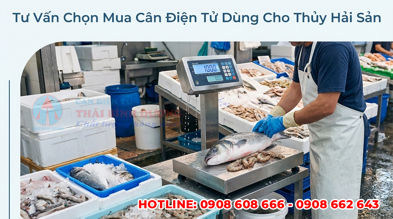 Tư Vấn Chọn Mua Cân Điện Tử Dùng Cho Thủy Hải Sản