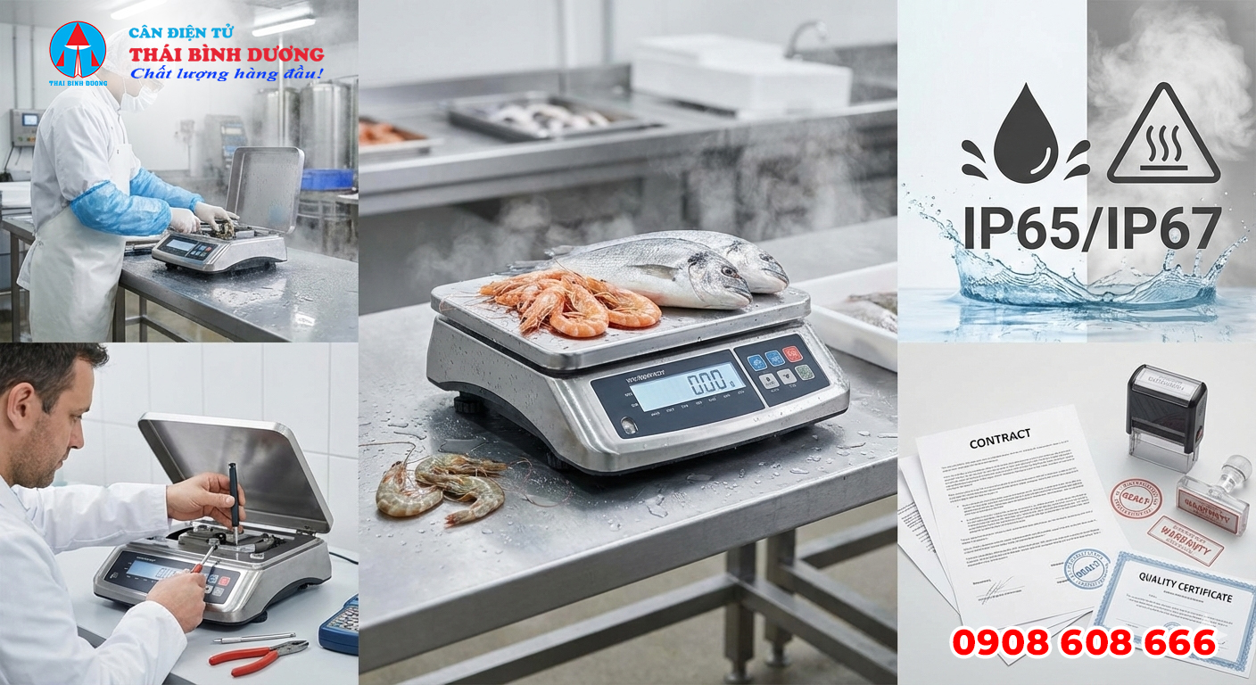 4 Tiêu chí chọn cân thủy sản