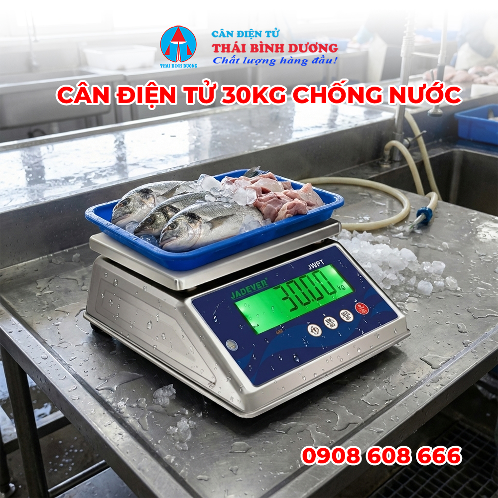 Cân Điện Tử 30kg Chống Nước Chuẩn IP68