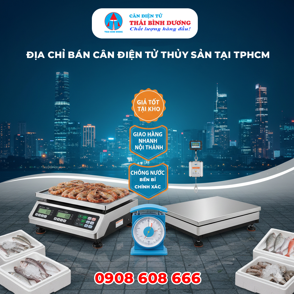 cân điện tử thủy sản TPHCM