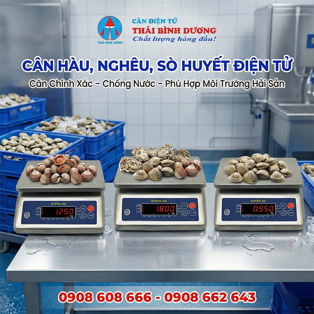 cân hàu, nghêu, sò huyết điện tử 1