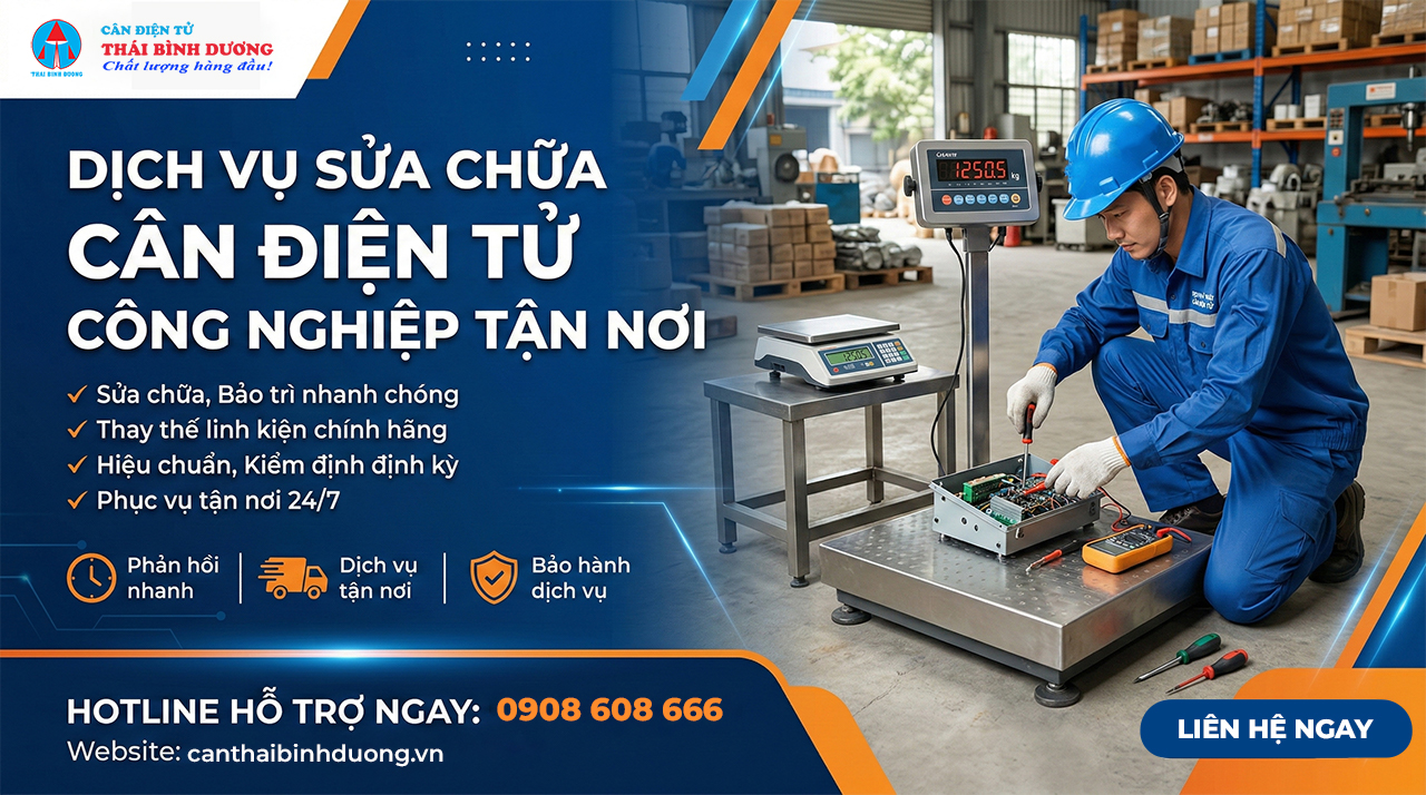 sửa chữa cân điện tử công nghiệp