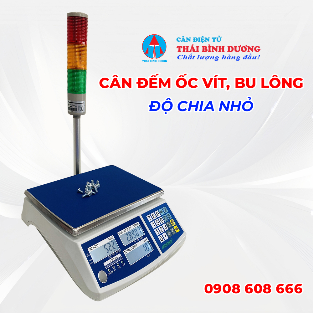Cân Đếm Ốc Vít, Bu Lông - Độ Chia Nhỏ