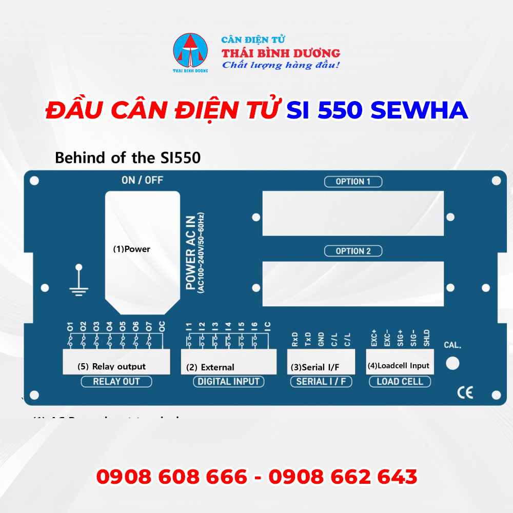 Đầu Cân Điện Tử SI-550 SEWHA 1