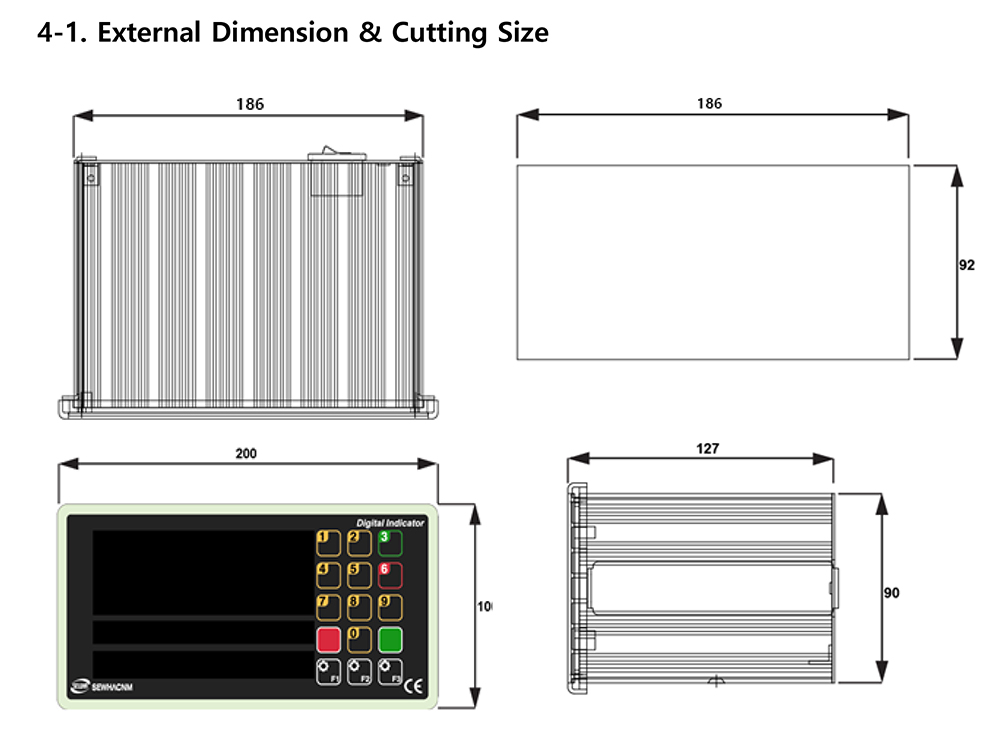 Đầu Cân Điện Tử SI-510 SEWHA 2