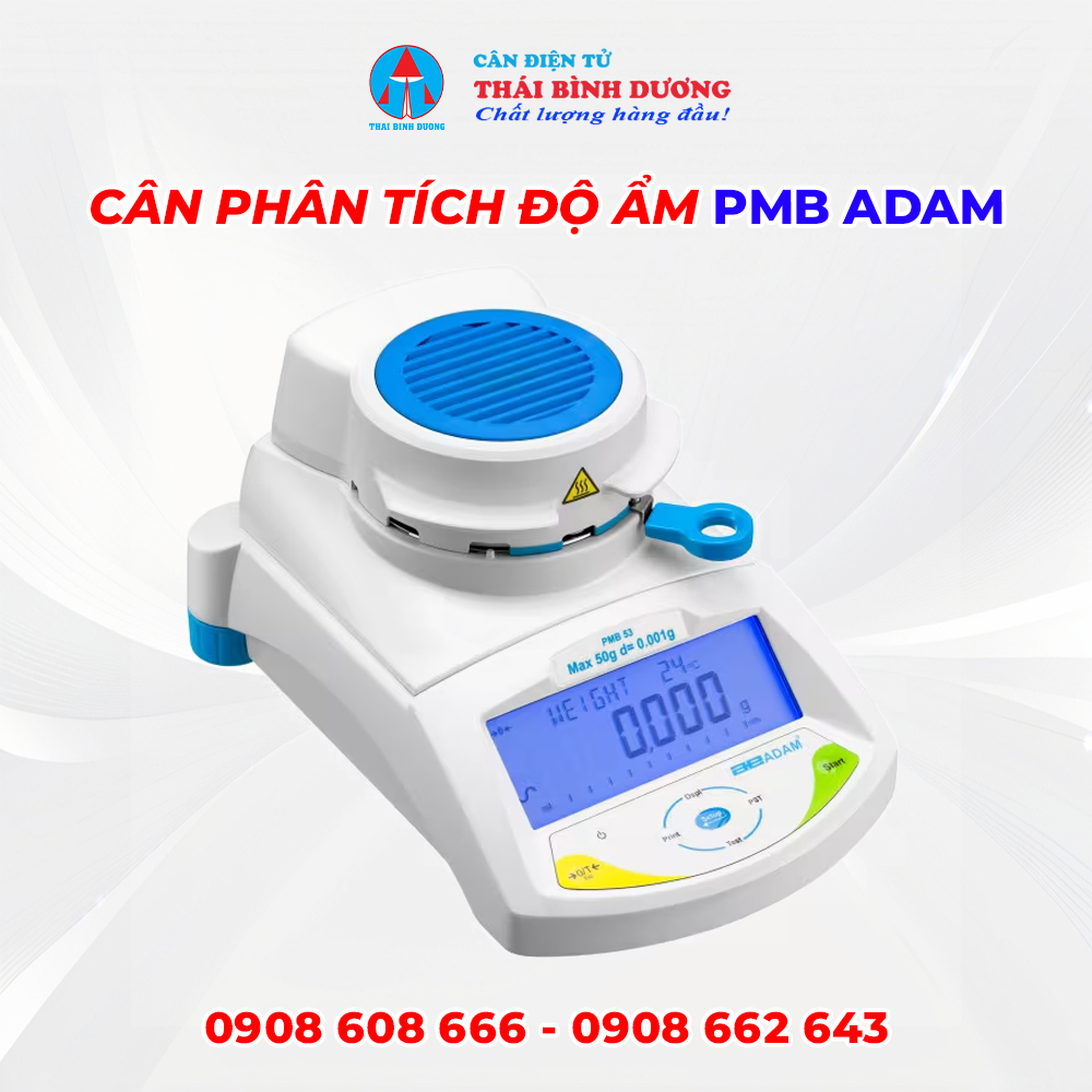 Cân Phân Tích Độ Ẩm PMB ADAM