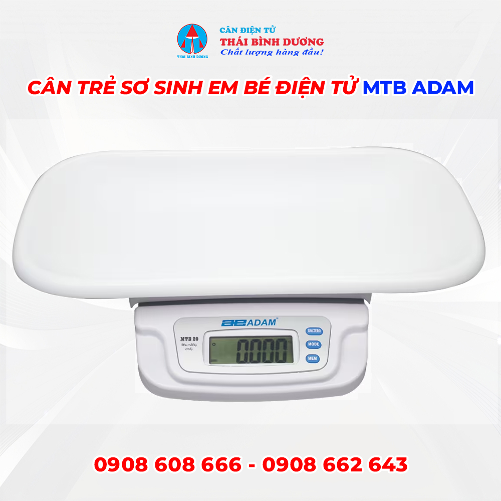 Cân trẻ sơ sinh em bé điện tử MTB ADAM 2
