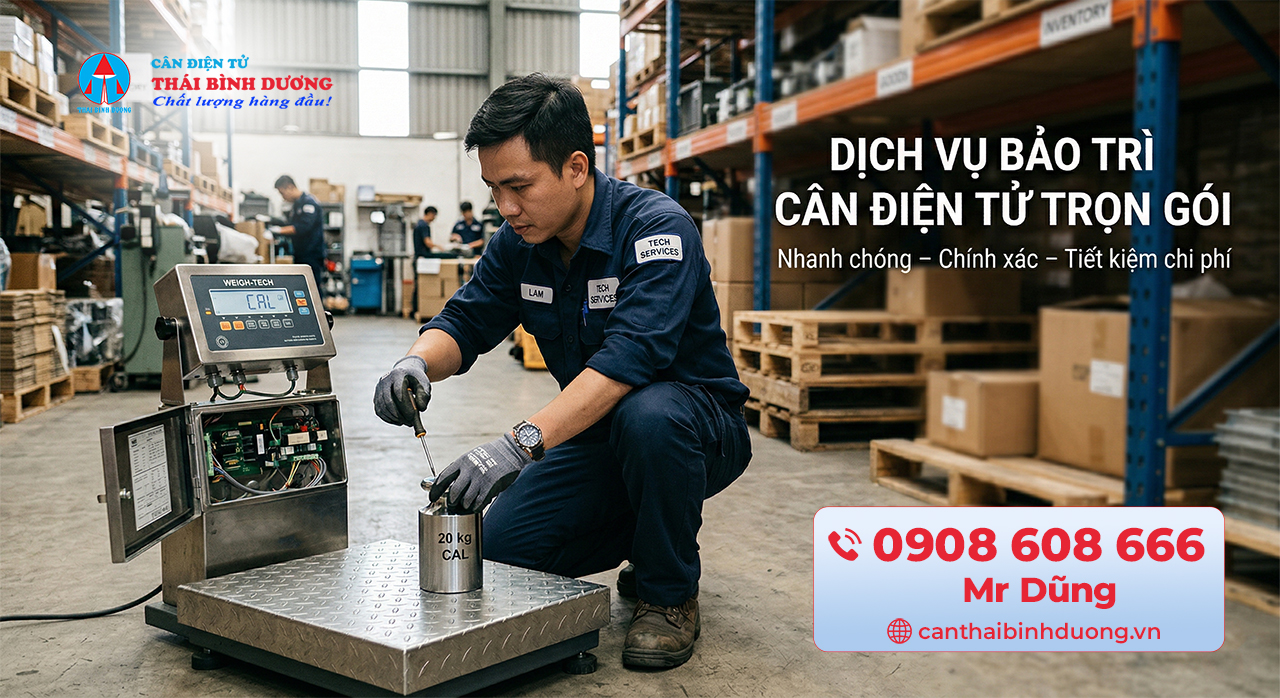 Dịch vụ bảo trì cân điện tử trọn gói