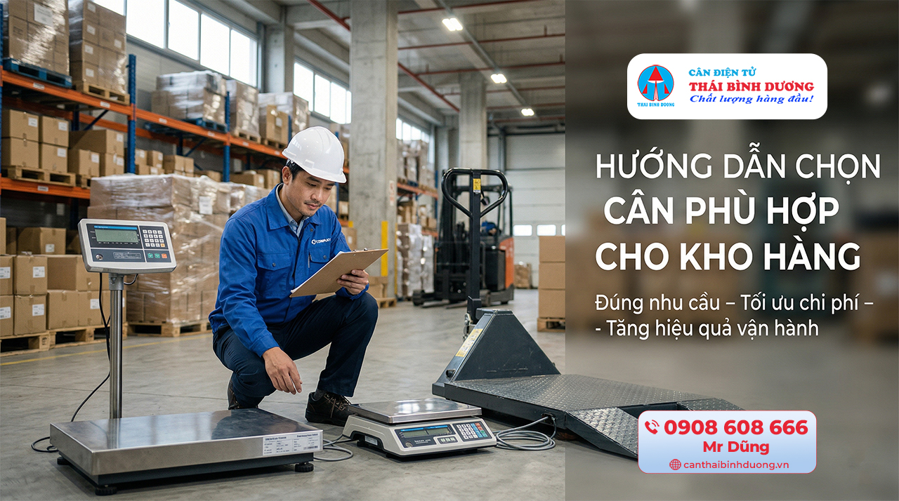 cân phù hợp cho kho hàng