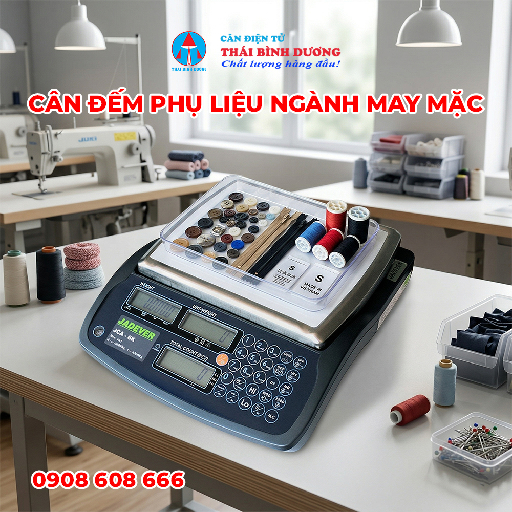 Cân Đếm Phụ Liệu Ngành May Mặc