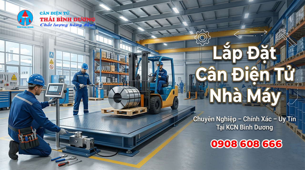 Lắp Đặt Cân Điện Tử Nhà Máy Tại KCN Bình Dương