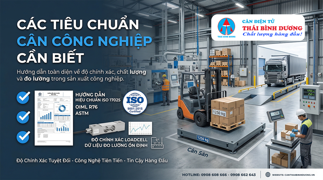 Các Tiêu Chuẩn Cân Công Nghiệp Cần Biết