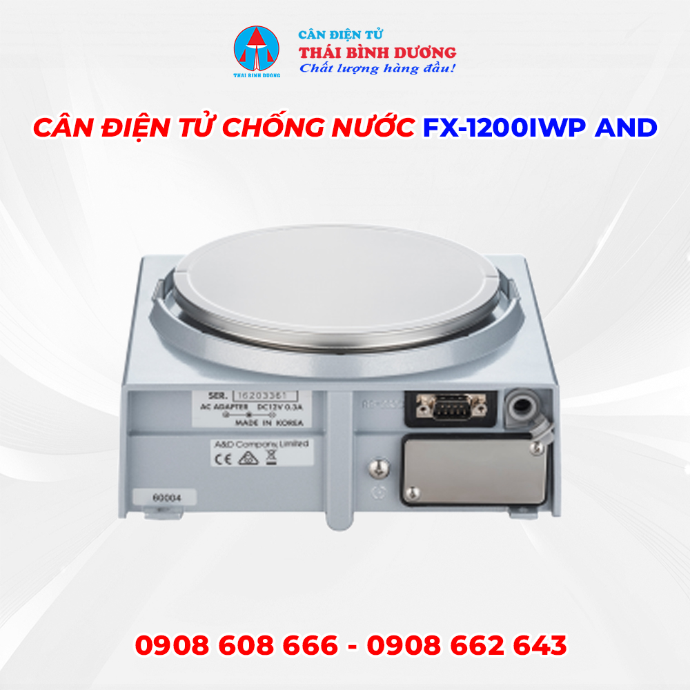 Cân điện tử chống nước FX-1200iWP AND 1