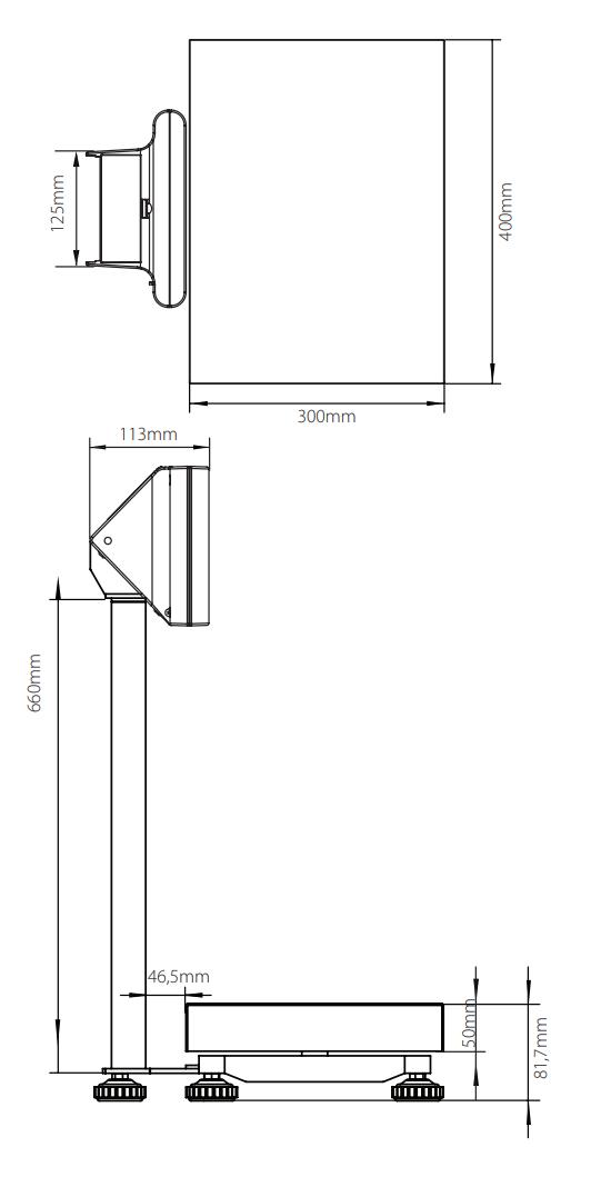 Cân bàn điện tử TDY-L Series BEL 1