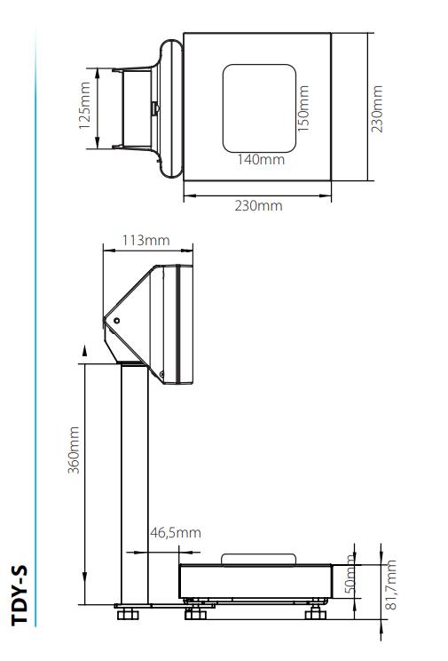 Cân bàn điện tử TDY-S Series BEL1