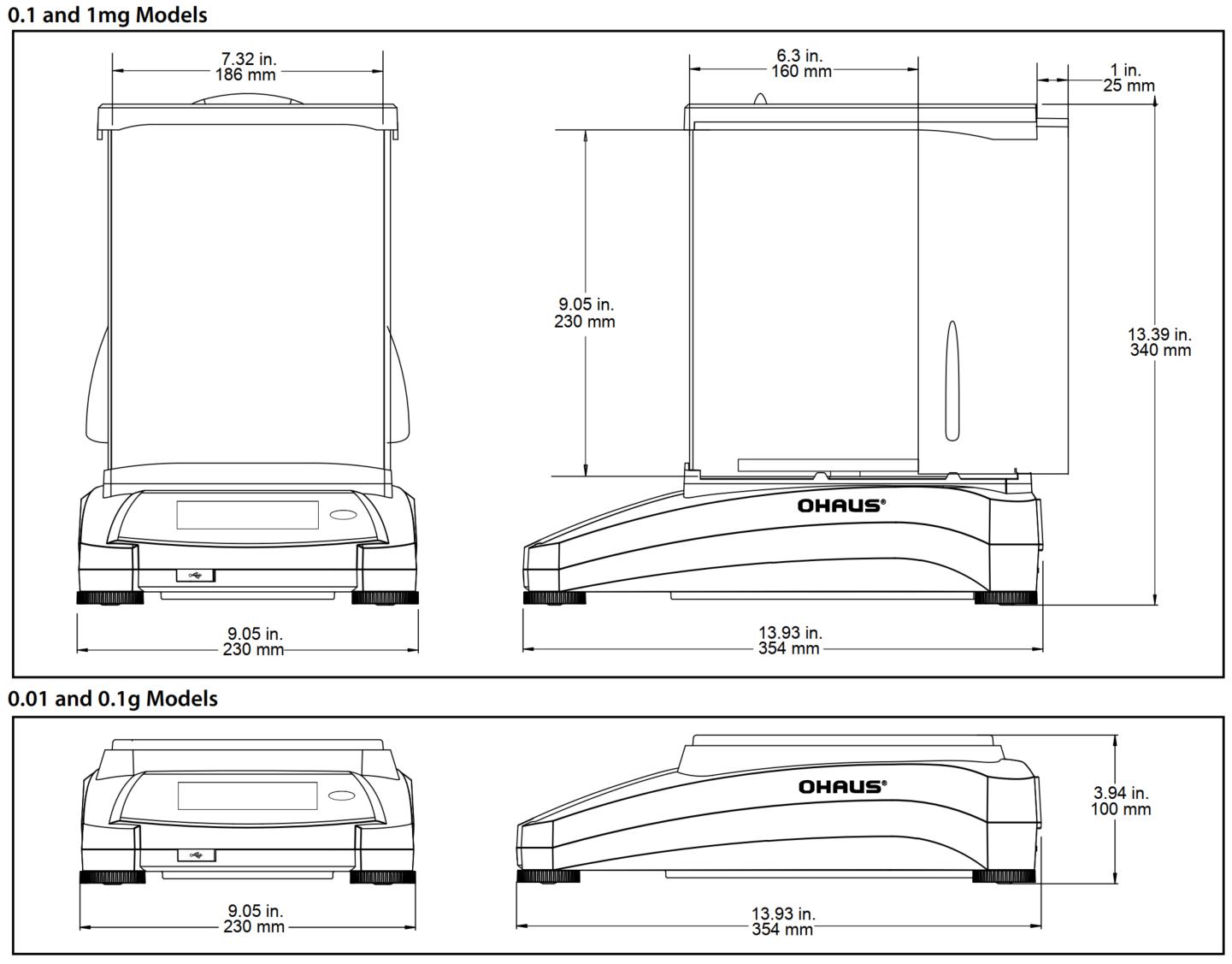 Cân phân tích AX Series Ohaus 2