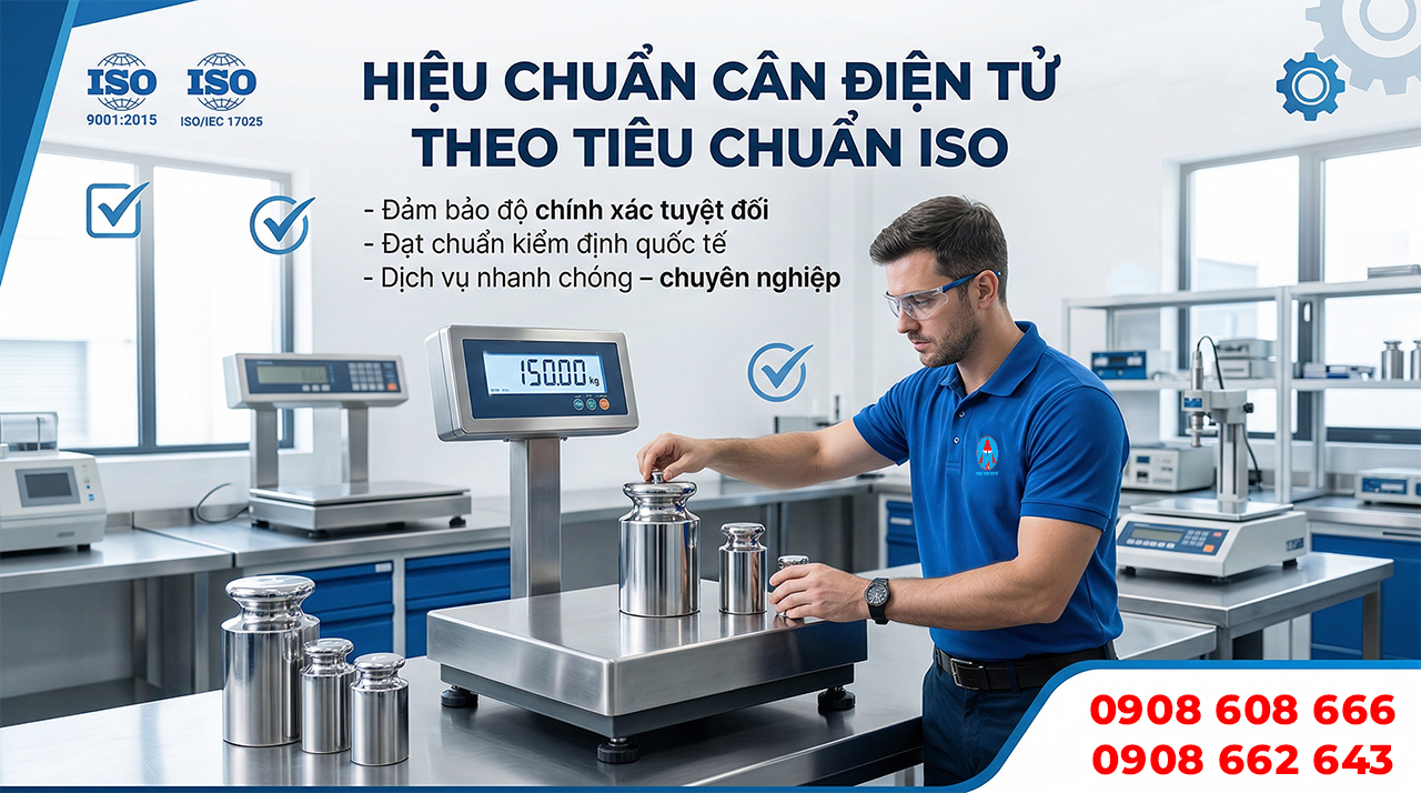 Hiệu Chuẩn Cân Điện Tử Theo Tiêu Chuẩn ISO