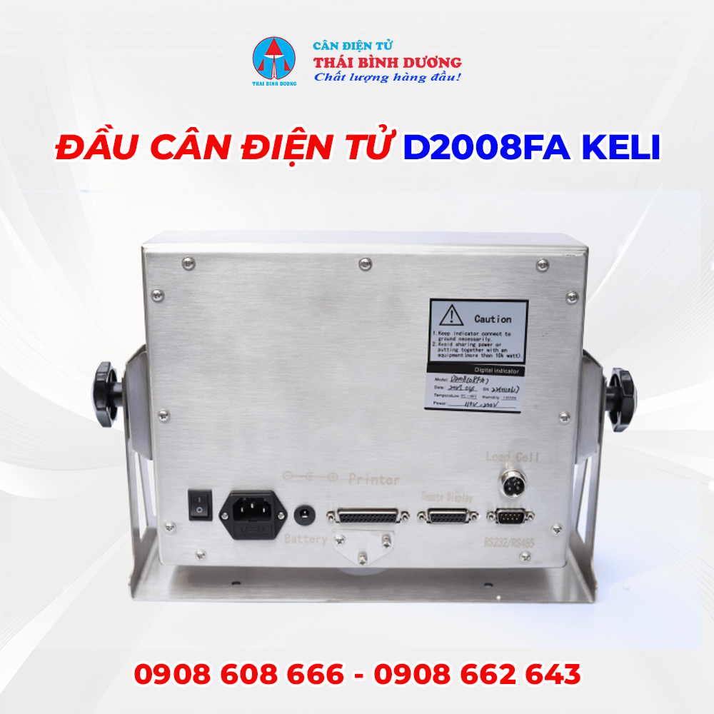 Đầu cân điện tử D2008FA Keli 2