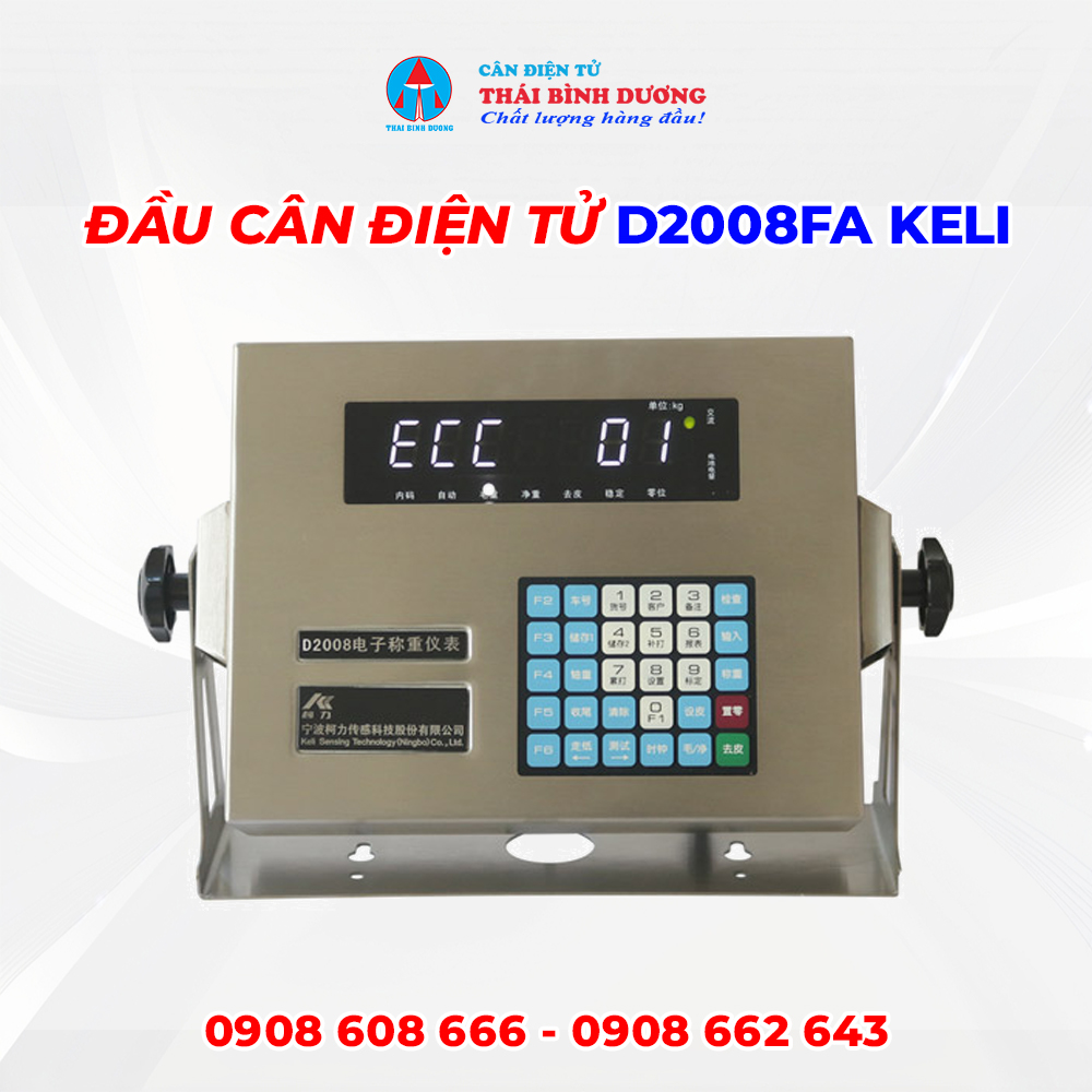 Đầu Cân Điện Tử D2008FA Keli