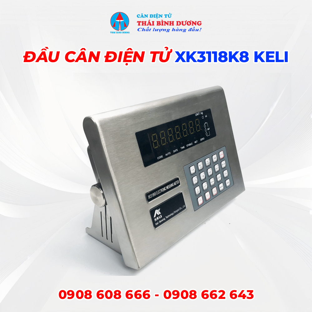 Đầu Cân Điện Tử XK3118K8 Keli