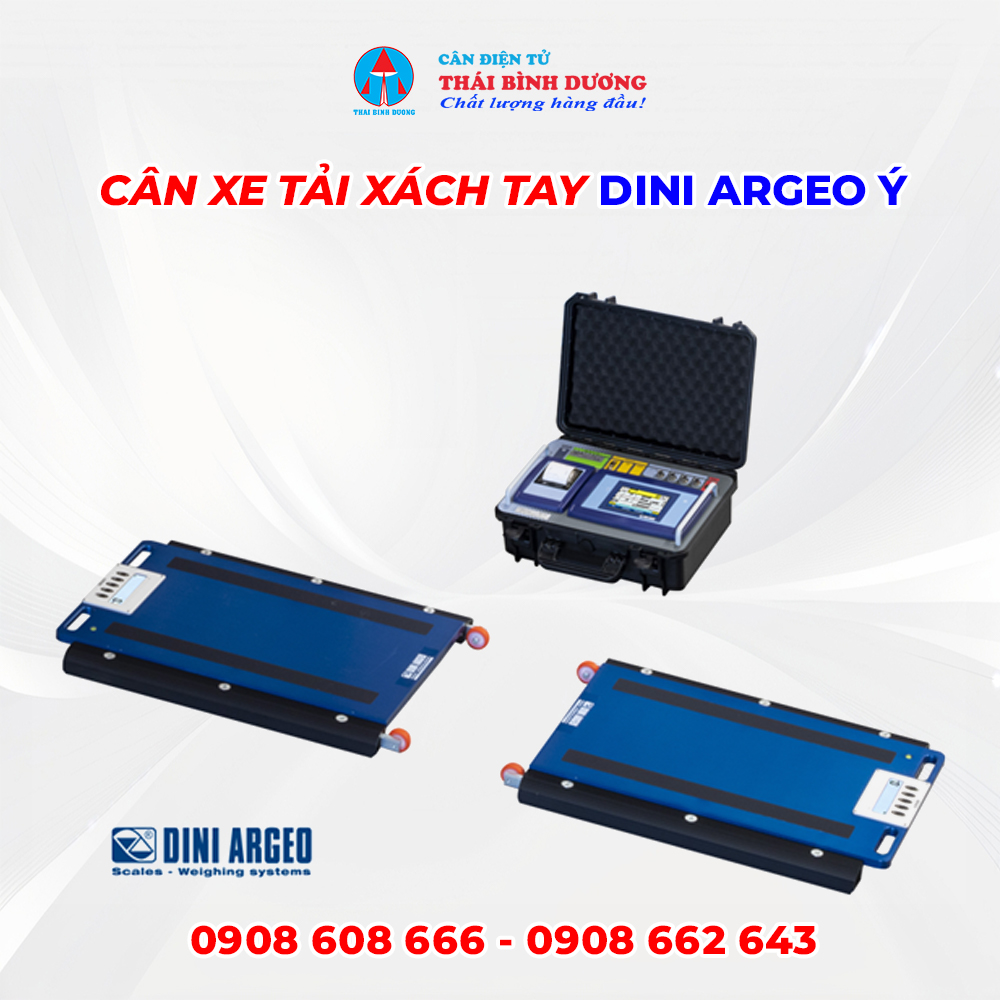 Cân Xe Tải Xách Tay Dini Argeo (Ý)