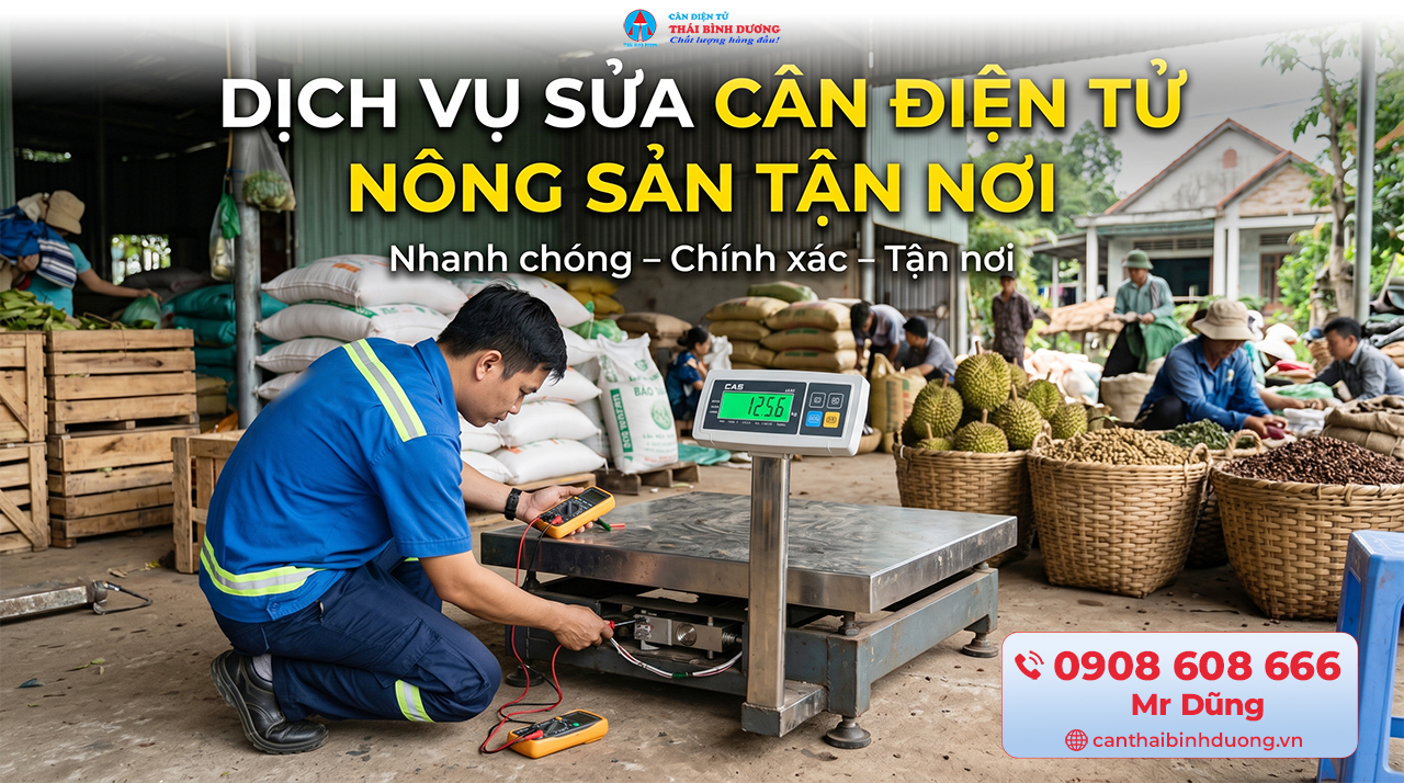 Dịch Vụ Sửa Cân Điện Tử Nông Sản Tận Nơi