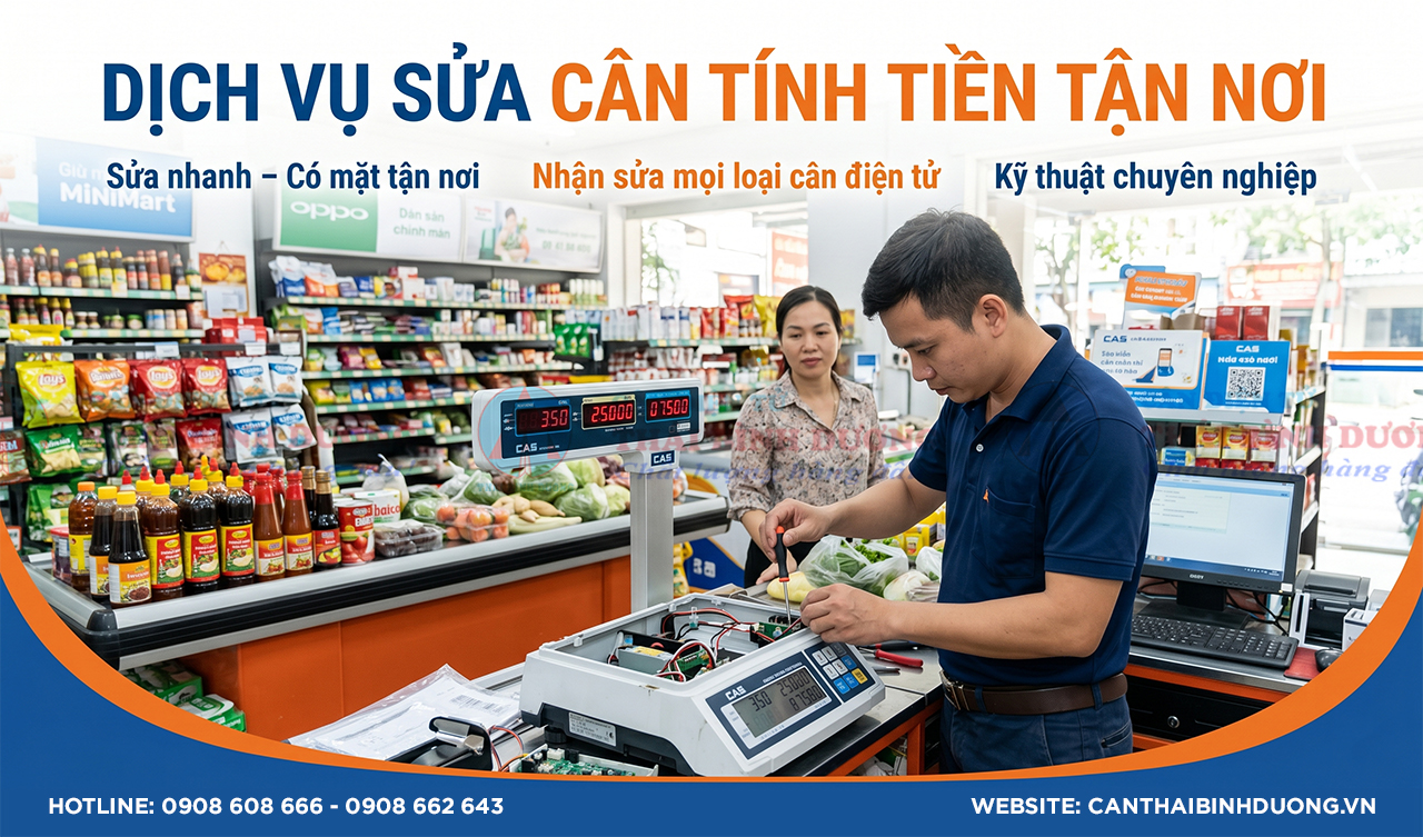 Dịch Vụ Sửa Cân Tính Tiền Tận Nơi Nhanh Chóng