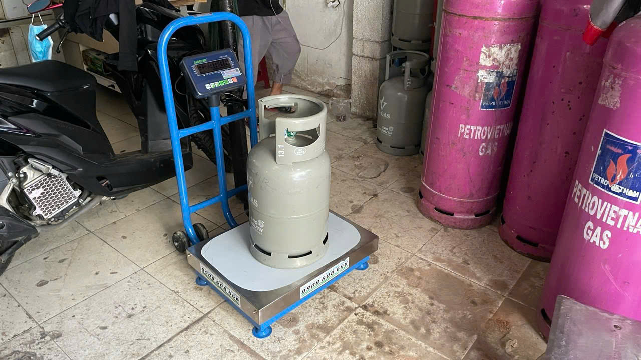 Cân Bình Gas Xe Đẩy JWI-2100 Jadever 1