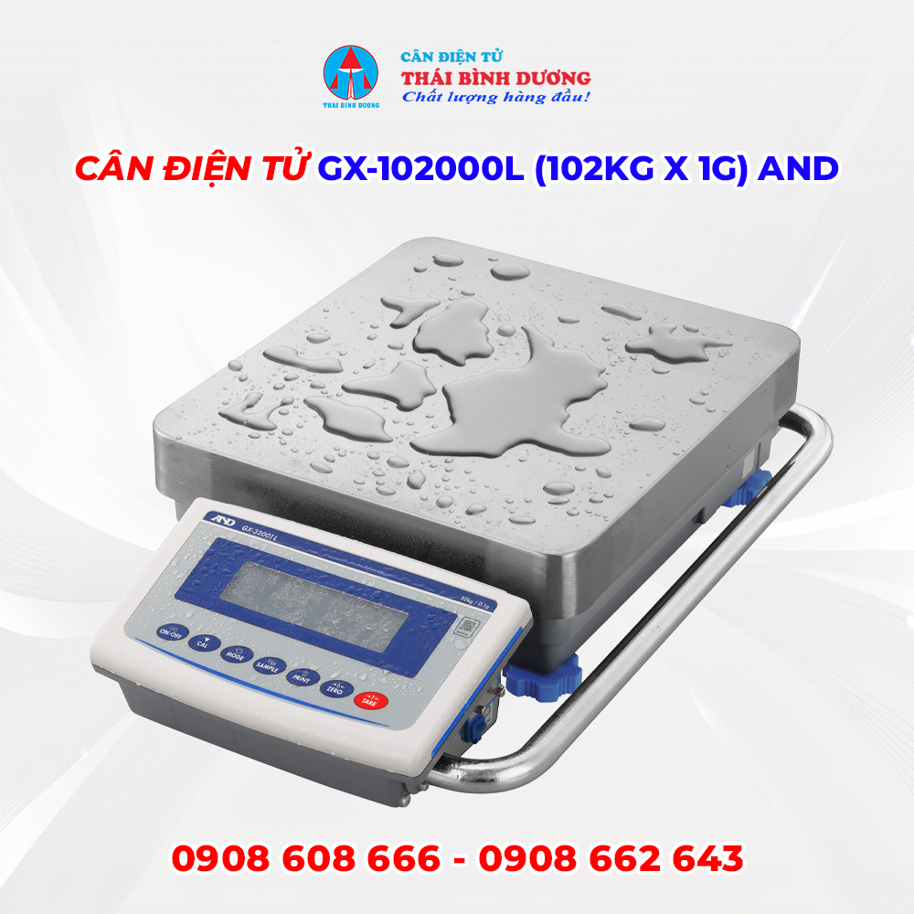 Cân điện tử GX-102000L AND  2