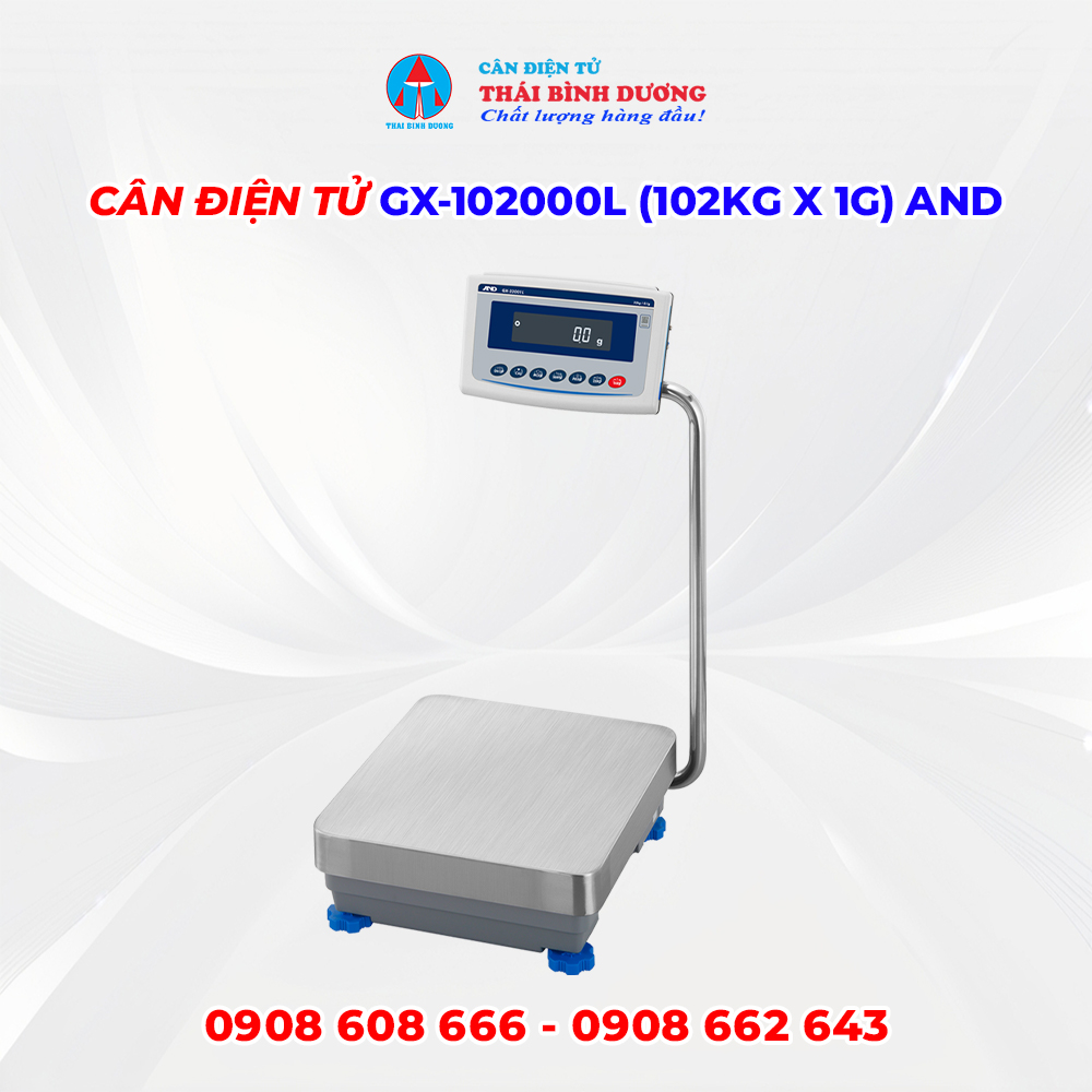Cân Điện Tử GX-102000L (102kg x 1g) AND