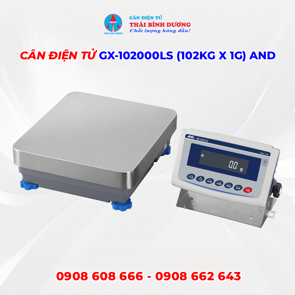 Cân Điện Tử GX-102000LS AND (102kg x 1g)