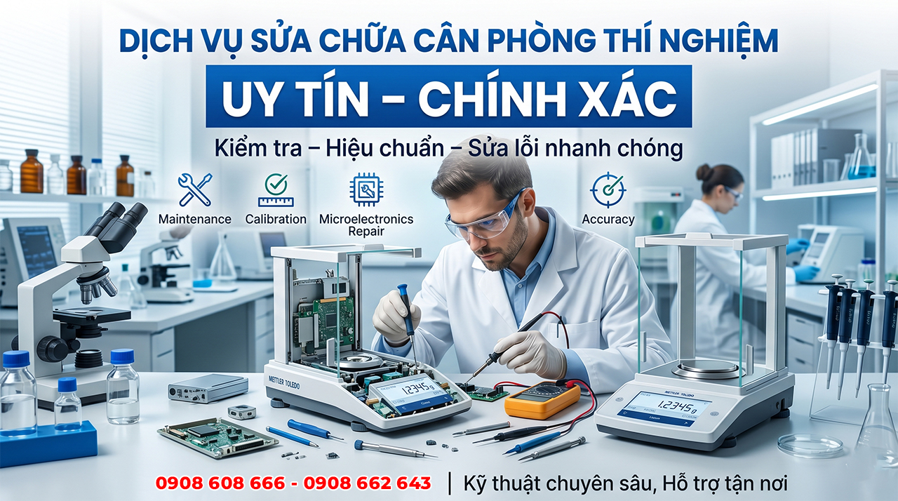 sửa cân phòng thí nghiệm