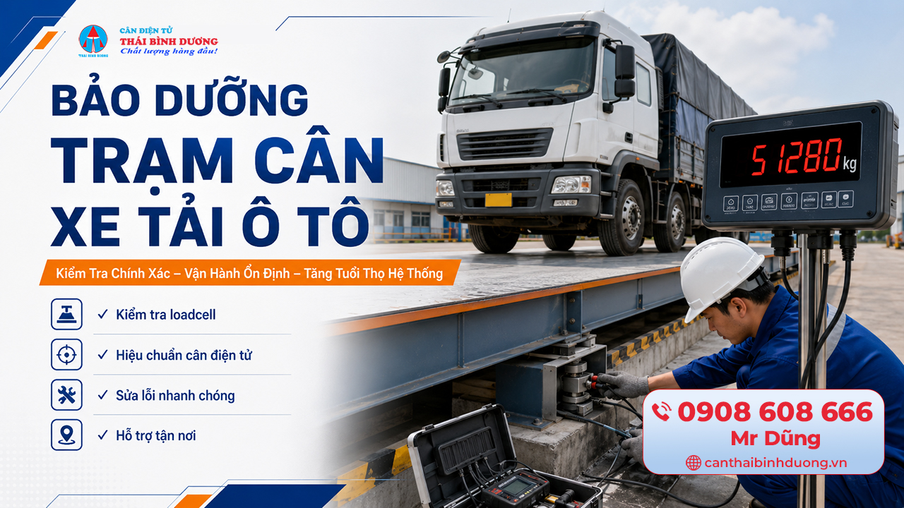 Bảo Dưỡng Trạm Cân Xe Tải Ô Tô