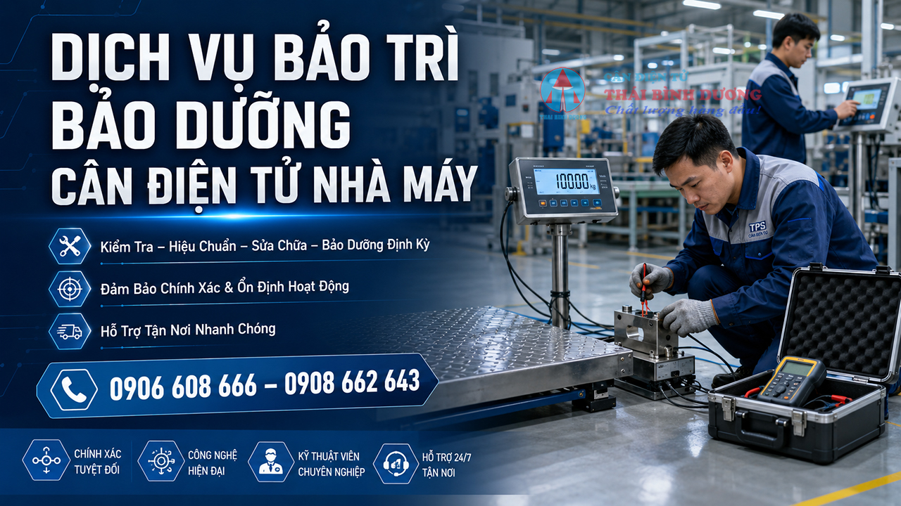 Bảo trì bảo dưỡng cân nhà máy