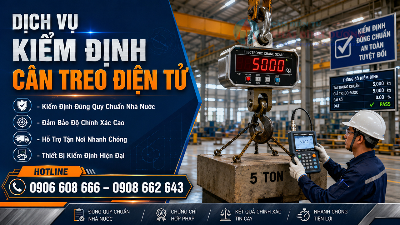 Dịch Vụ Kiểm Định Cân Treo Điện Tử