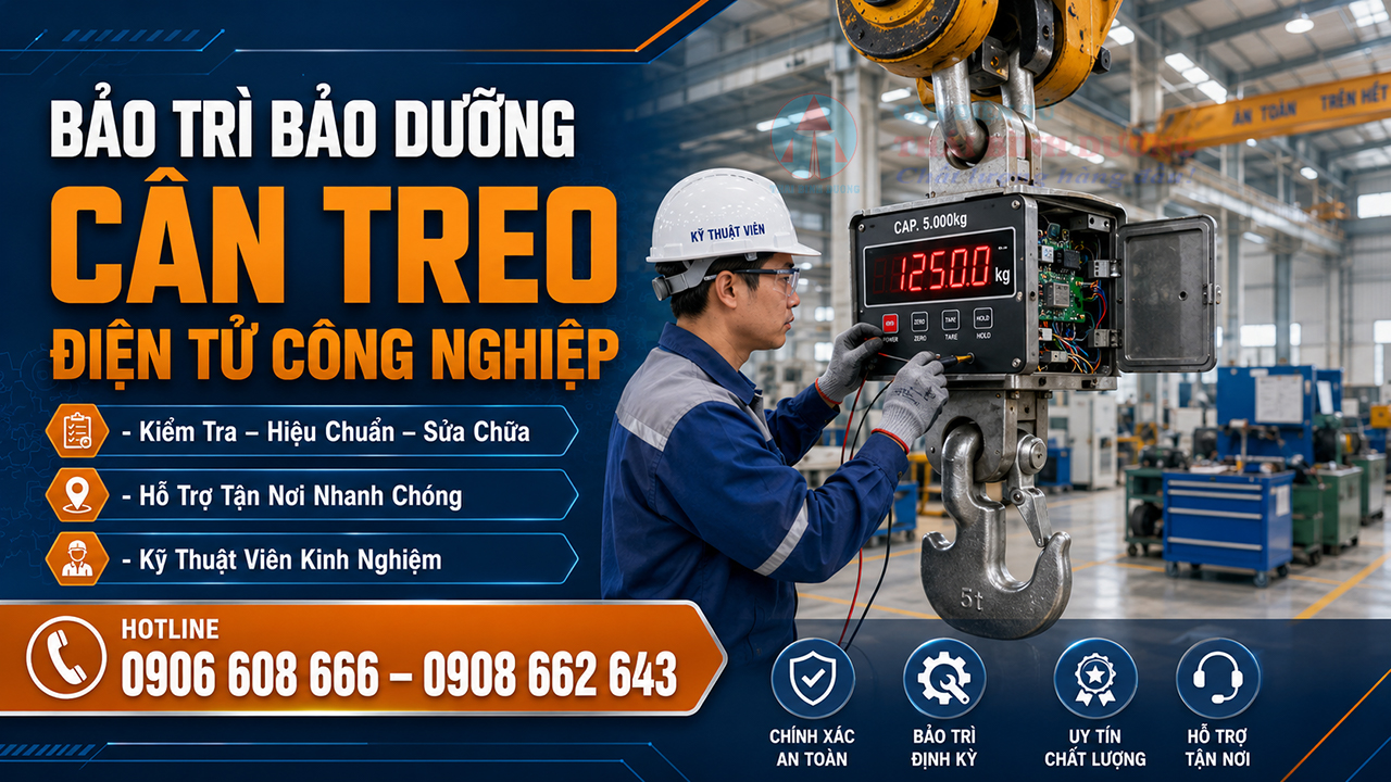 Bảo trì bảo dưỡng cân treo điện tử