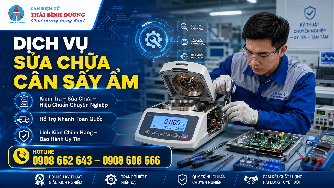 Sửa chữa cân sấy ẩm