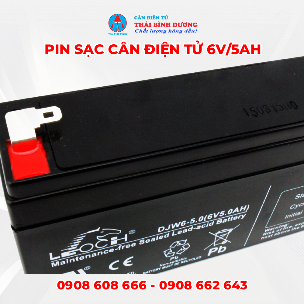 PIn cân điện tử 6v 10ah 1