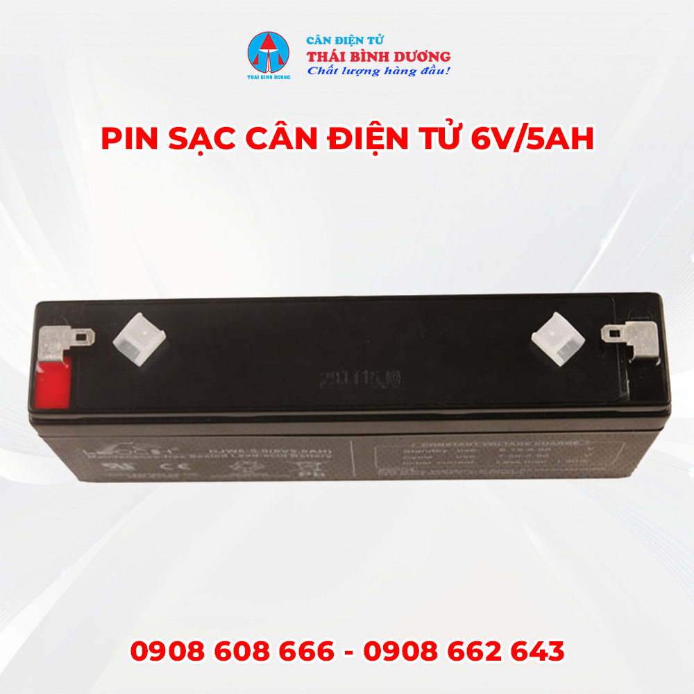 PIn cân điện tử 6v 10ah 2