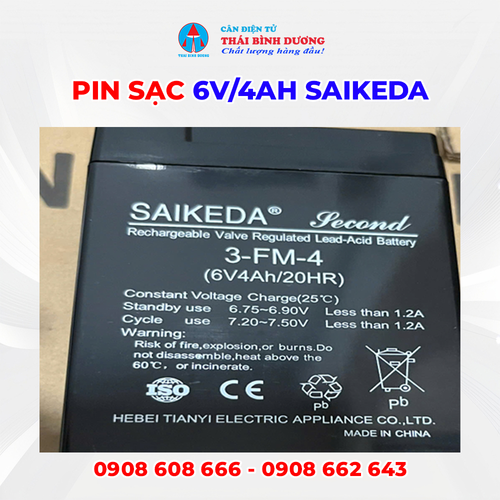 Pin sạc 6v-4ah 1