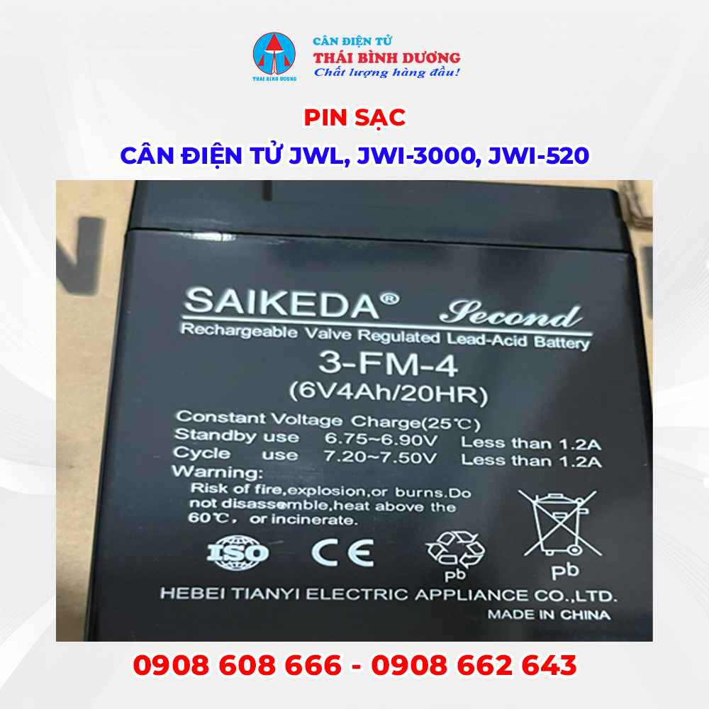 Pin Sạc Cân Điện Tử JWL, JWI-3100, JWI-520