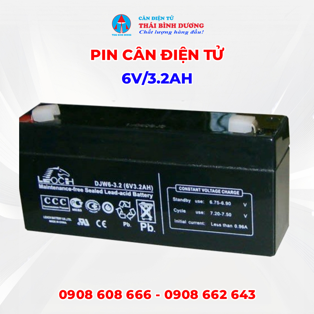 pin cân điện tử 6v 3.2ah 3