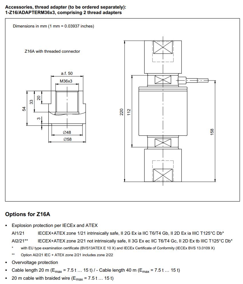 Loadcell Z16A HBM 2