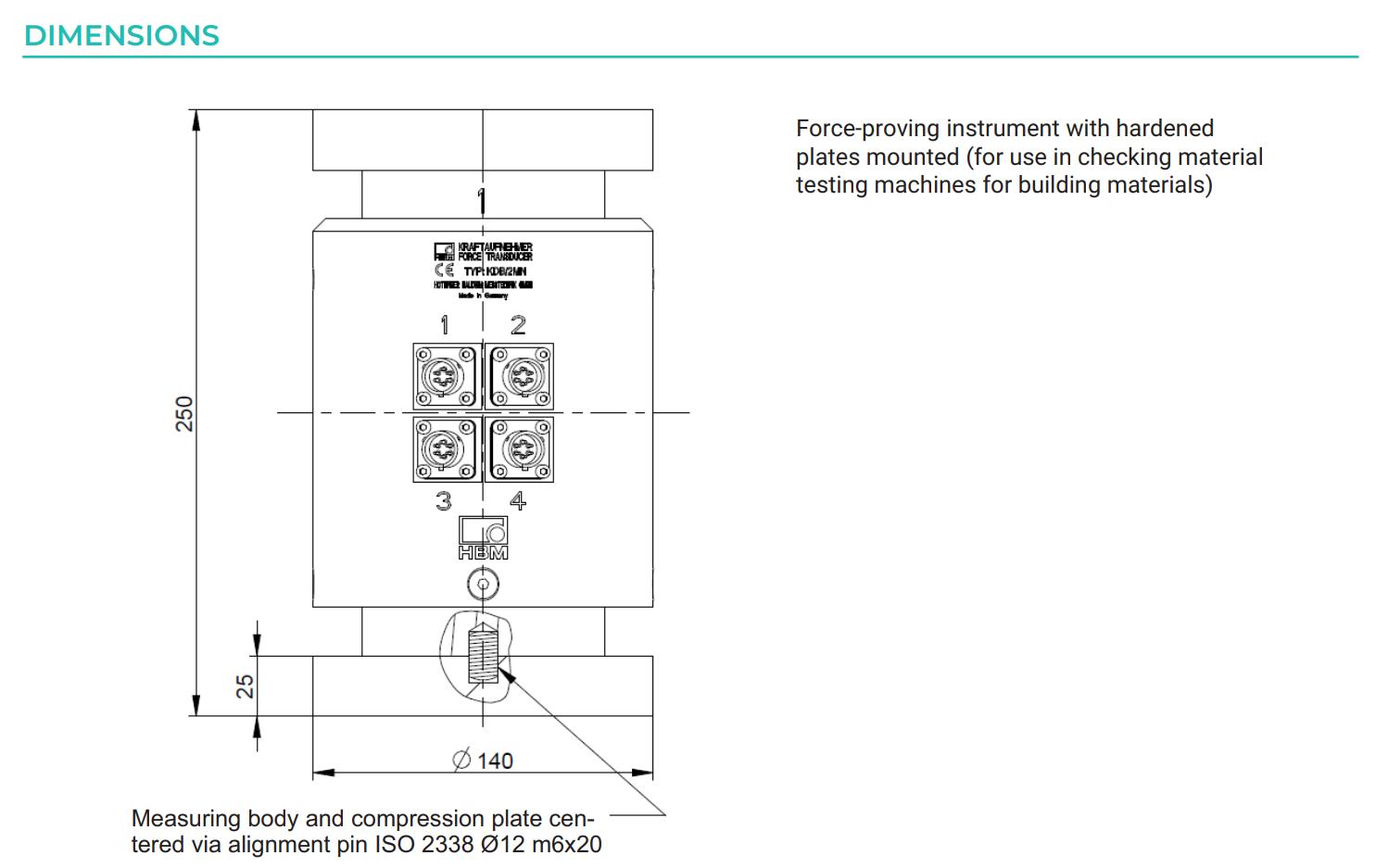 Loadcell KDB HBM 1