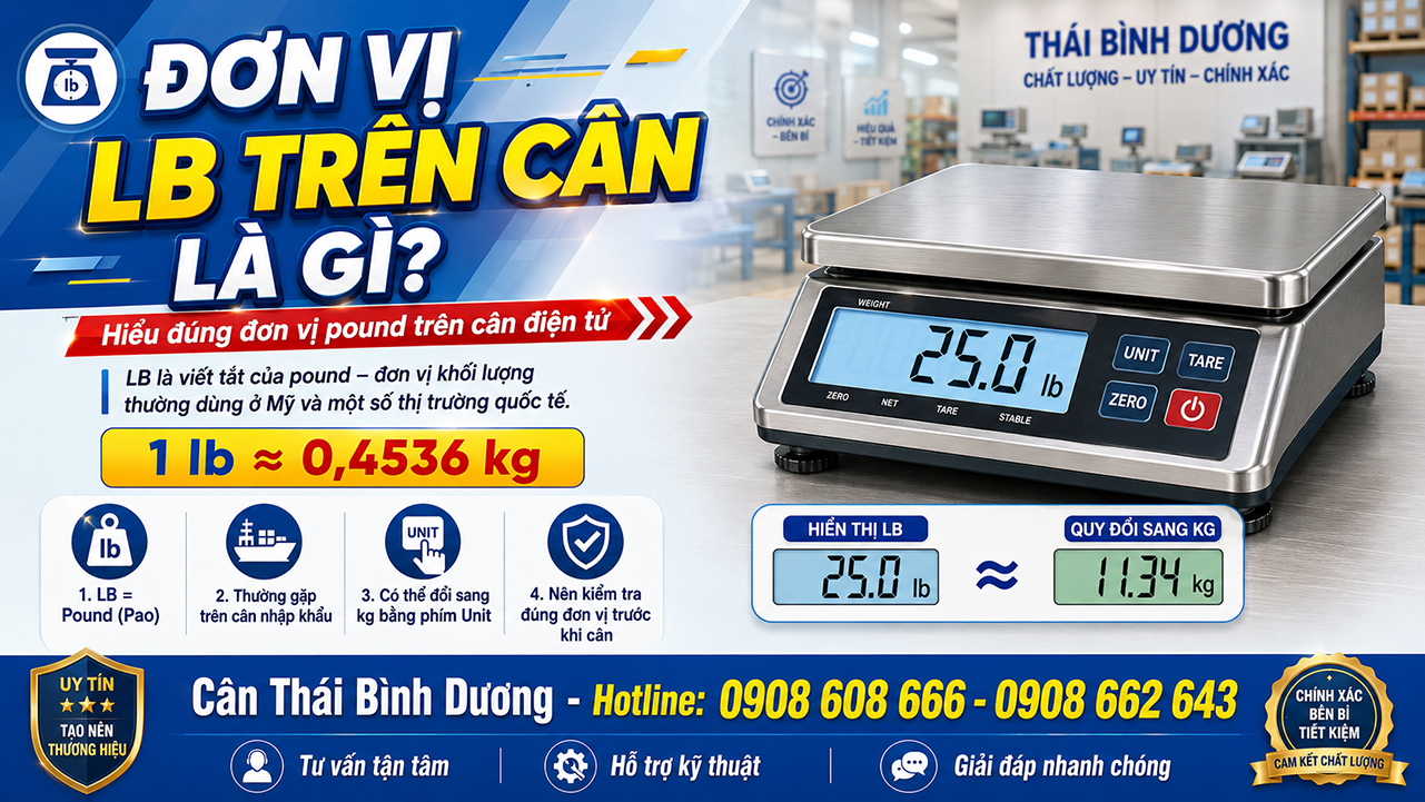Đơn Vị lb Trên Cân Là Gì? Cách Đổi Sang kg