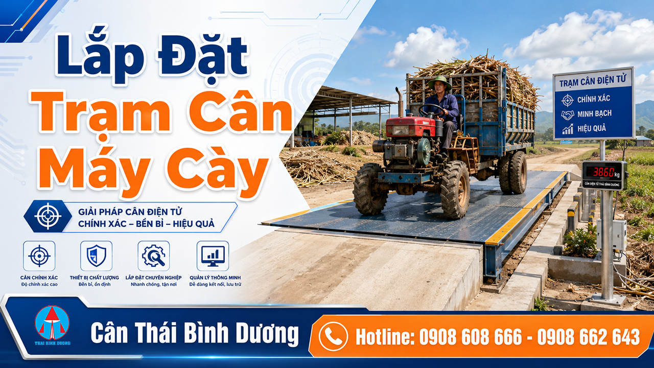 Lắp Đặt Trạm Cân Máy Cày