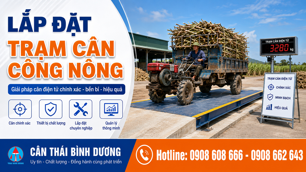 Lắp Đặt Trạm Cân Công Nông Giá Tốt