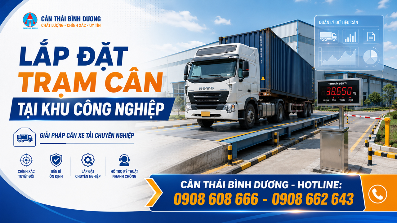 Lắp Đặt Trạm Cân Tại Khu Công Nghiệp